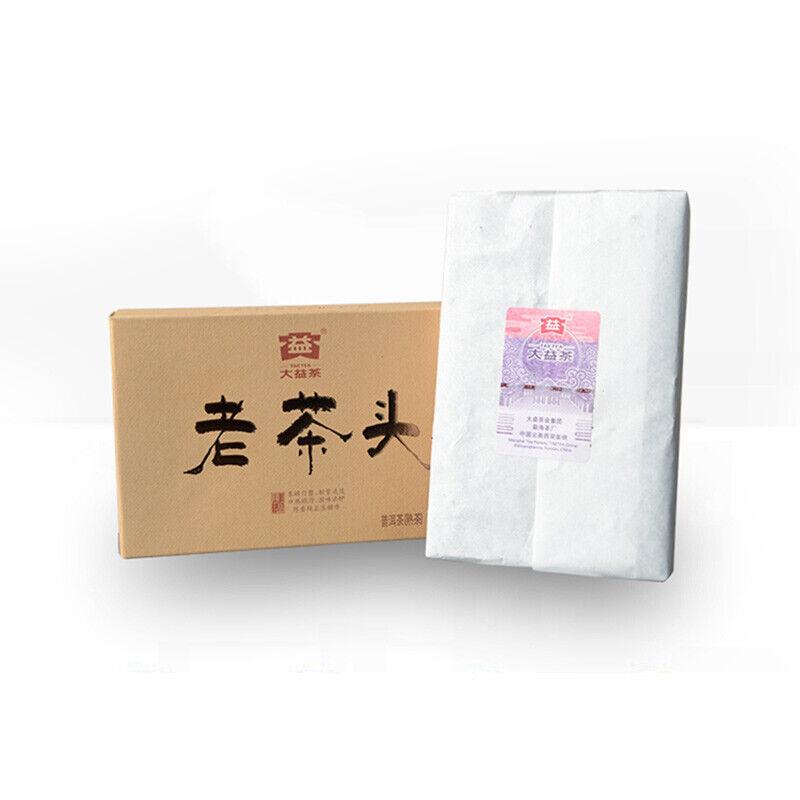 2021 Yunnan Dayi Lao Cha Tou Old Tea Nubs Pu Erh Brick Ripe Puer Tea 250g 2101