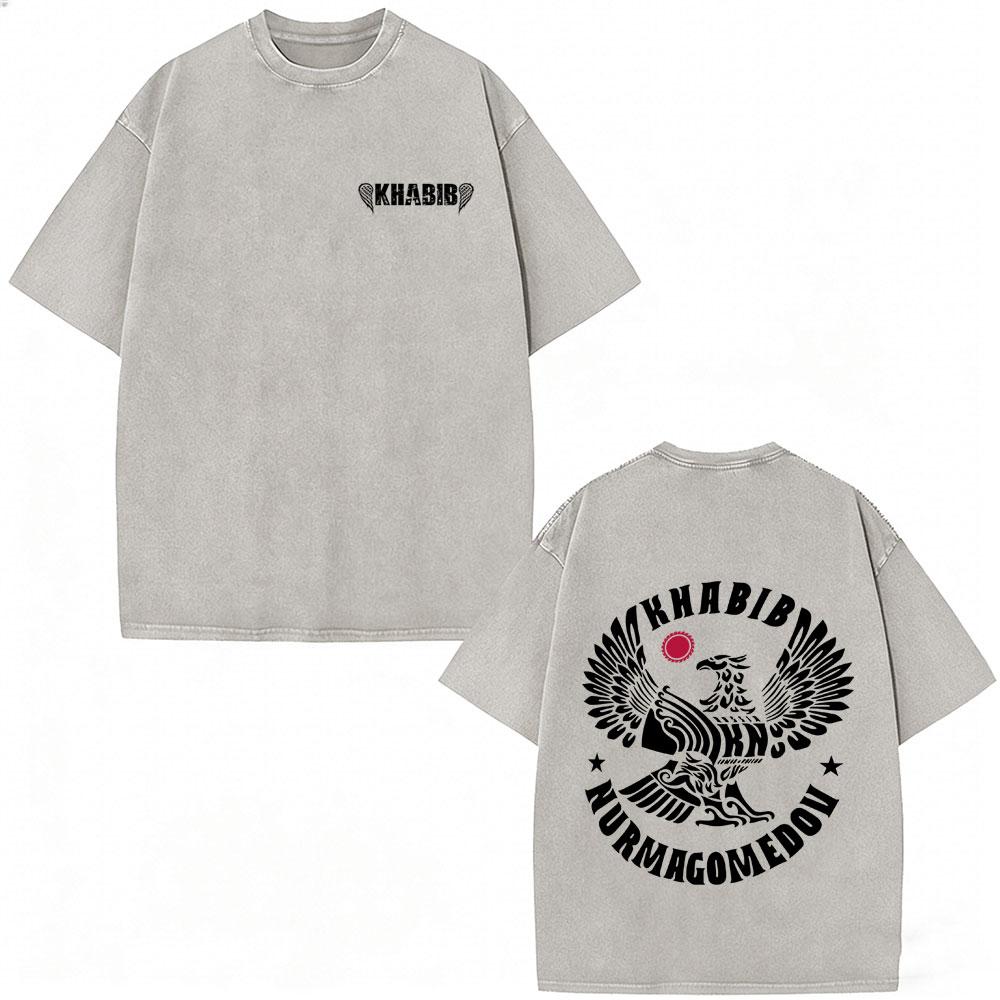 

Washed Vintage Khabib Send Me Location Funny Meme Tshirt Men Boxing Fitness Gym Oversized T Shirts Male Casual Cotton Tshirts S