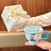 Genuine high-value children's water cup cute ceramic mug dormitory office coffee mug for girl's birthday gift