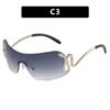 Cross-Border Spirit Snake Sunglasses 2023: Trendy Y2K Millennium European & American Style