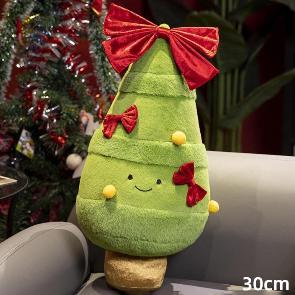 Christmas Gingerbread Man Pillow & Tree Cushion - Holiday Decoration Gift for Boys & Girls