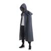Medieval Gothic Iridescent Hooded Cloak: Reflective Cape for Halloween Parties