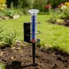 Outdoor Metal Bracket Rain Gauge Accurate Meter Device With Metal Stand For Monitoring Measuring Rainwater Home Garden