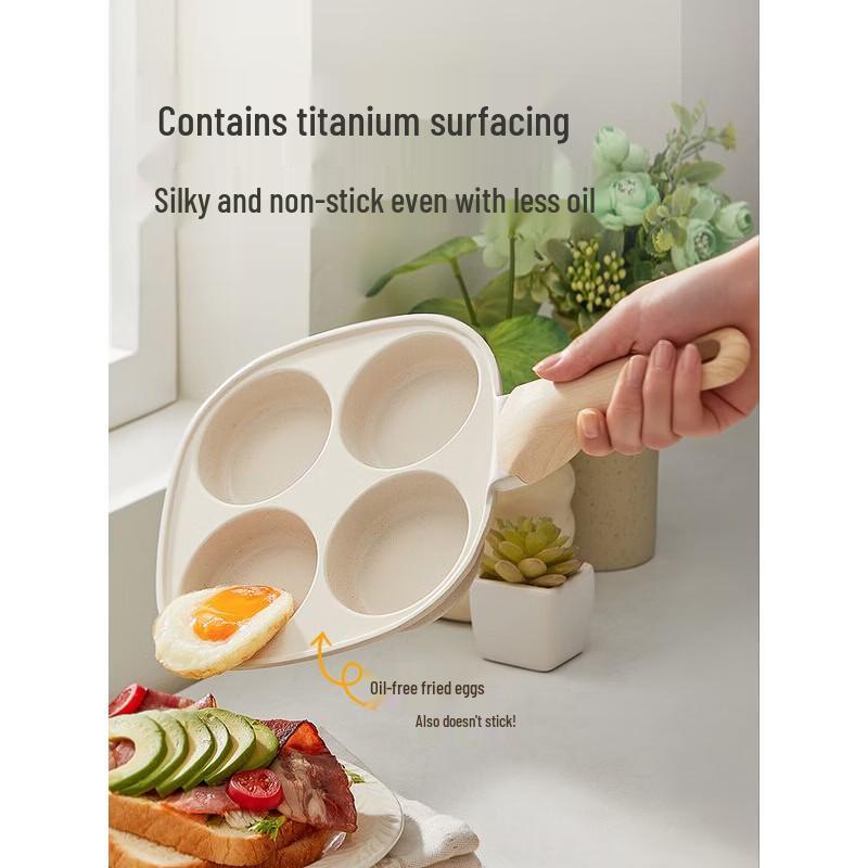 COOKER KING 'Big White' 18cm Non-stick Breakfast Pan