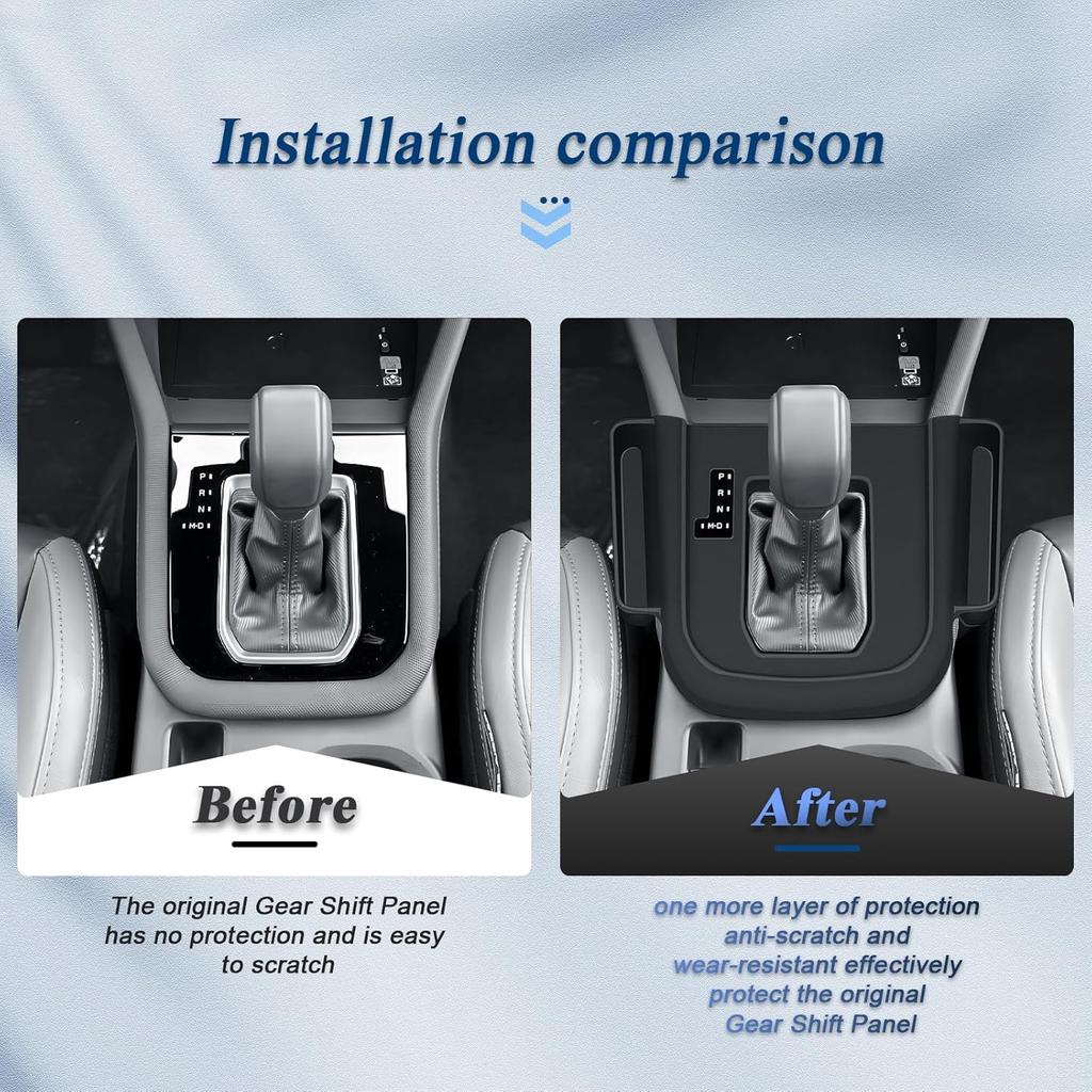 BIBIBO for 2025 Subaru Forester Central Control Silicone Gear Shift Panel Trim Cover 2025 Subaru Forester Premium/Sport/Limited/Touring Gear Shift