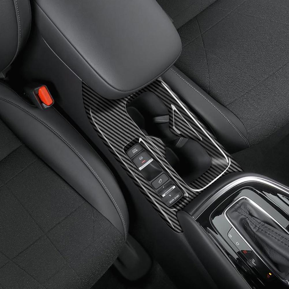 Car Central Control Armrest Box Water Cup Frame Cover Trim for Honda HRV VEZEL Interior Accessories 2021 2022 for RHD