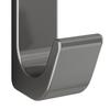 5Pcs Adhesive Hook Set J Shaped Aluminum Strong Adhesive Storage Hanger for Clothes Hat Towels Door Back Bathroom