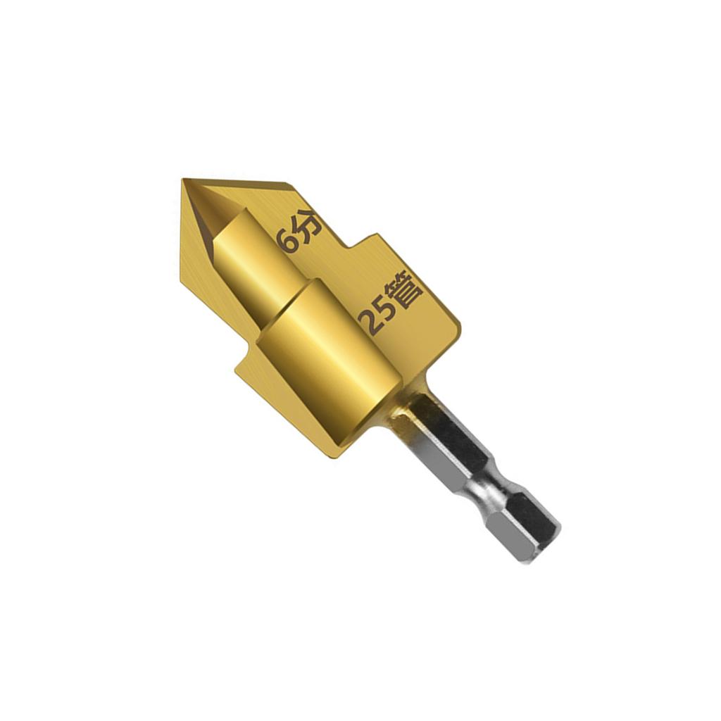 Lifting Drill Bit Water Pipe Connection Tool Stepped Drill Bit 20/25/32mm Full Open Process Chamferer Step Drill