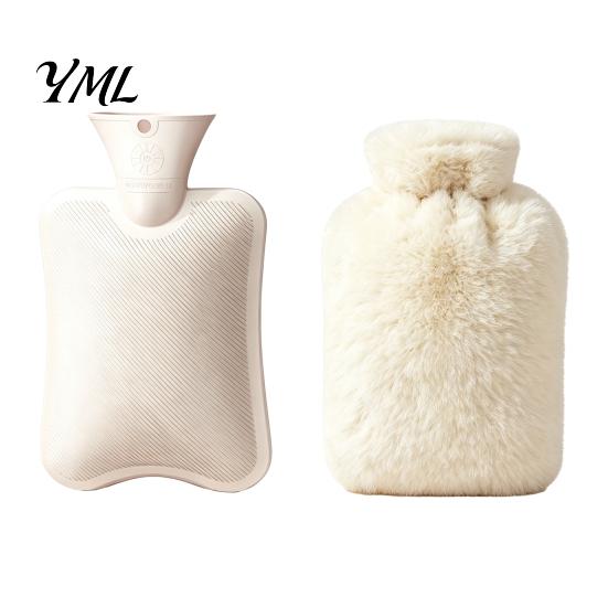 Explosion Proof Water Bag Hot Bottle with Plush Cover, 500/1000/2000ML Leak-proof Bag, Lightweight Cold Compress Pouch for Shoulder, Back, Hand, Legs,