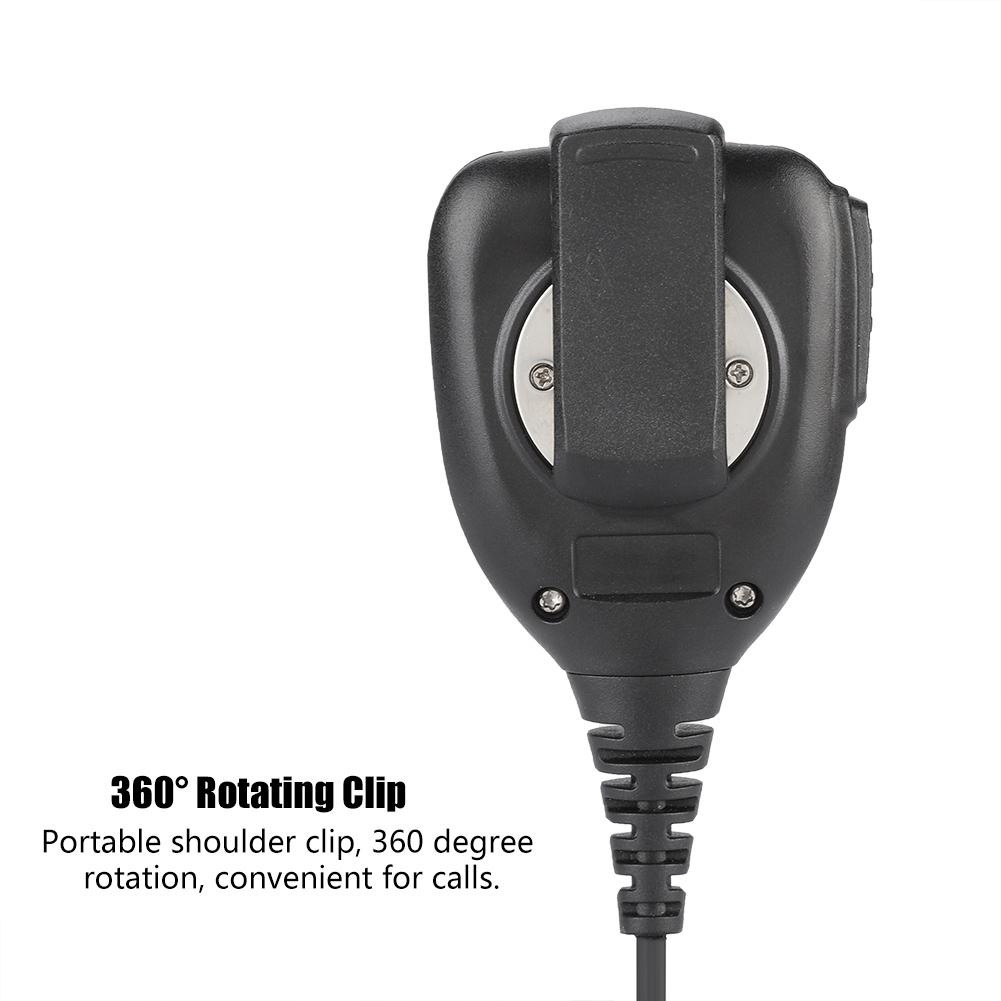 Microfon difuzor radio walkie-talkie portabil PTT 3,5 mm pentru YAESU FT1D FT1XDR FT2DR FT2XDR