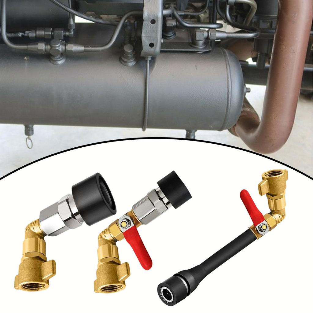 Trucks Air Tank Intake Connector Connection Pipe Portable Gas Storage Professional Assembly SP20 Quick Connect M16x1.5 Thread