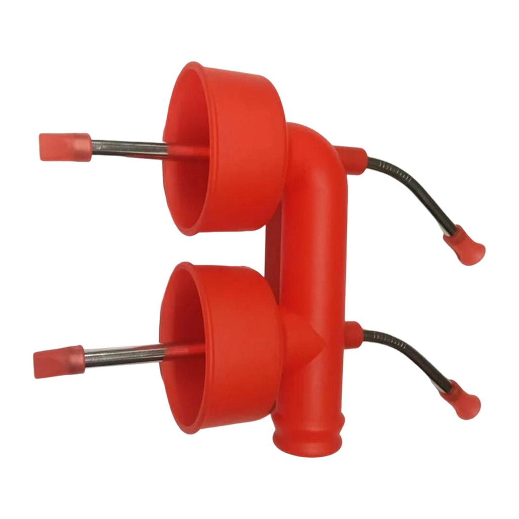 Double Beer Snorkel Beer Bong Drinking Accessories Drinking Funnel Bottle Chugger Beverage Snorkel for New Year Party