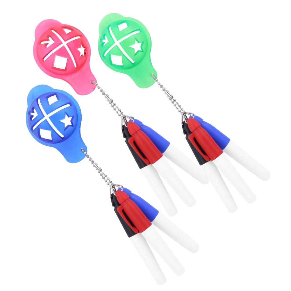 

Plastic Golf Ball Liner Colorfast Quick‑Drying Marker Pen Set Alignment Putting Tool Equipment