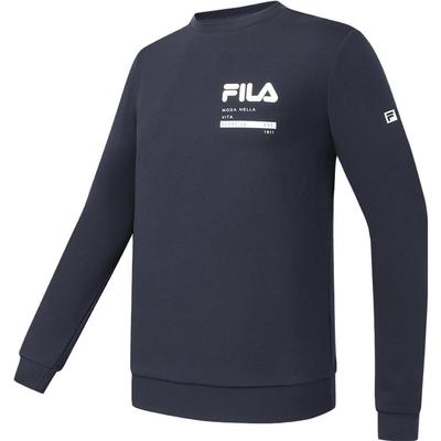 2023 Autumn New Sweatshirt Long Sleeve Pullover Sport Fitness Top Men Tops Royal-Blue A11M341204FNV