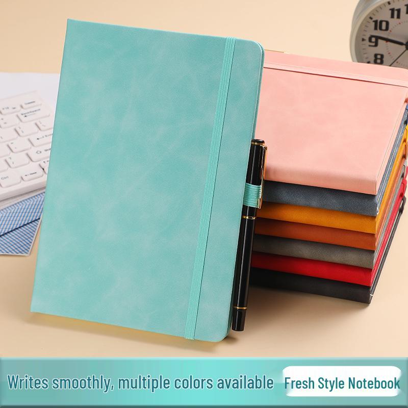 A5 Elastic Band Notebook - Customizable Macaron Color Journal with Logo Printing