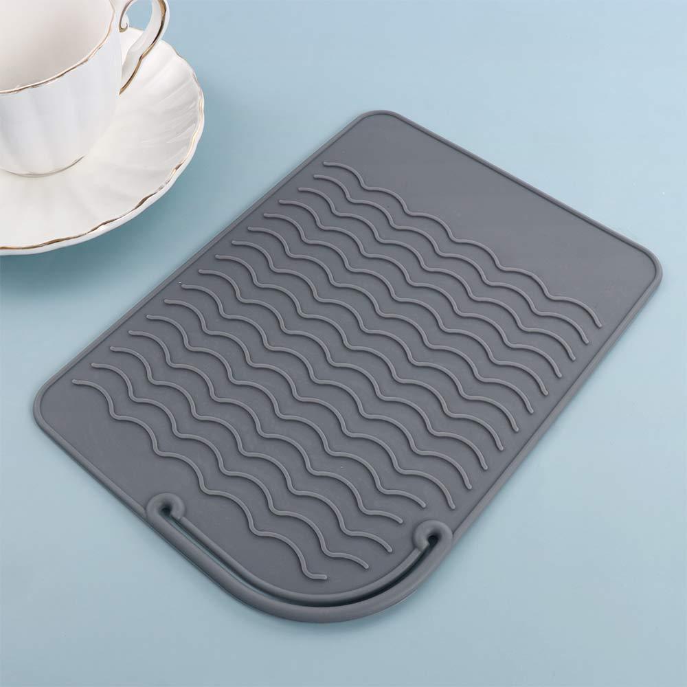 Storage Insulation Curling Mat Hair Curling Pads Hair Straightener Mat Silicone Heat Resistant Mat