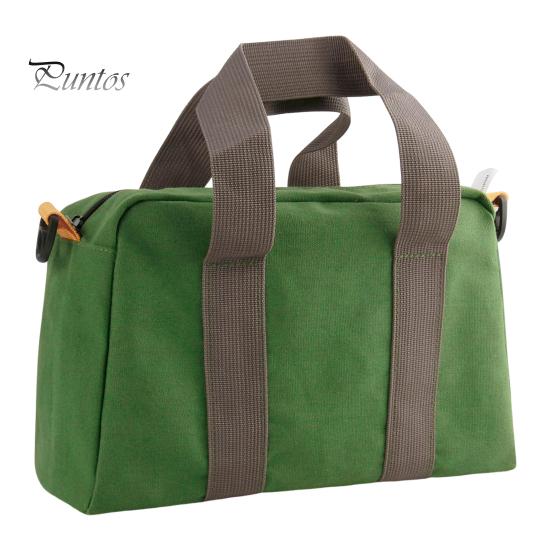 

Сумка для инструментов с широким горлом, органайзер для хранения с ручкой, многоцелевая прочная холщовая сумка для хранения инструментов большой вместимости 16inch