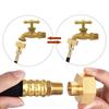 3/8 RV For Winter Sprinkler Adapter Designed for Campervan and RV Use with For Winter Sprinkler Systems and Shut Off Valve