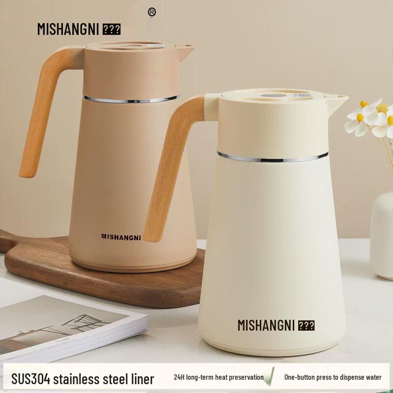 Mishangni 1.5L 304 Stainless Steel Insulated Pot