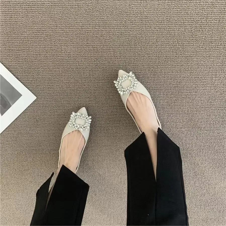 Woman Flats Korean Style Formal Non Slip Shoes For Women On Quick Delivery Genuine Mark Social Hot Trendy A Promotion