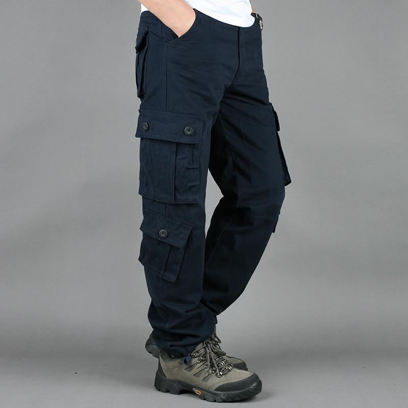 Work Pants Men's Loose Oversized Casual Pants with Multiple Pockets, Work Pants