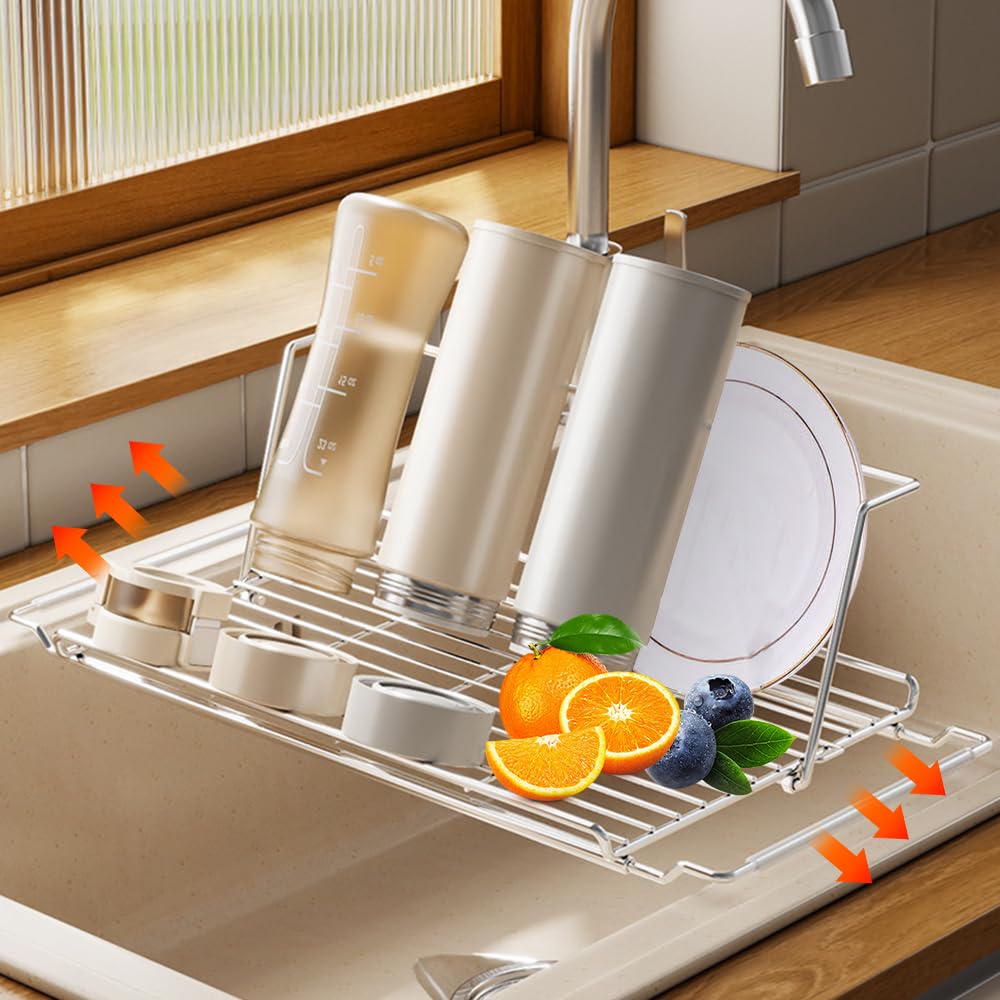 

Усумаиру Мойка для посуды посуда нержавеющая кухня кухня бутылка для воды чашка место Сакураку сушилка, полка, расширяемая, регулируемая, сушилка, сталь, хранение,