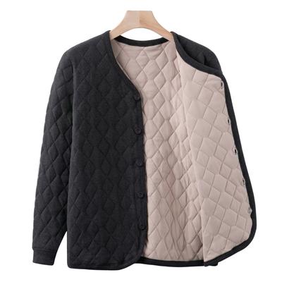 Middle-aged and Elderly Men's Winter Warm Small Padded Jacket Father Cold Inside with The Elderly Grandfather Winter Cardigan Jacket