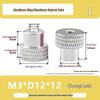 National Standard Aluminum Knurled Hand-Twist Nut M3-M10
