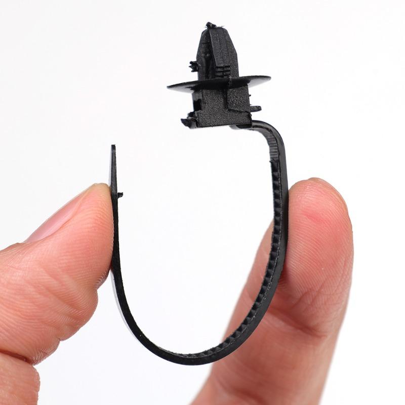 Universal Fixed Nylon Cable Ties Vehicle Motorcycle Cable Ties Car Harness Ties Fastener Clips Storage Organizer Tie Buckles