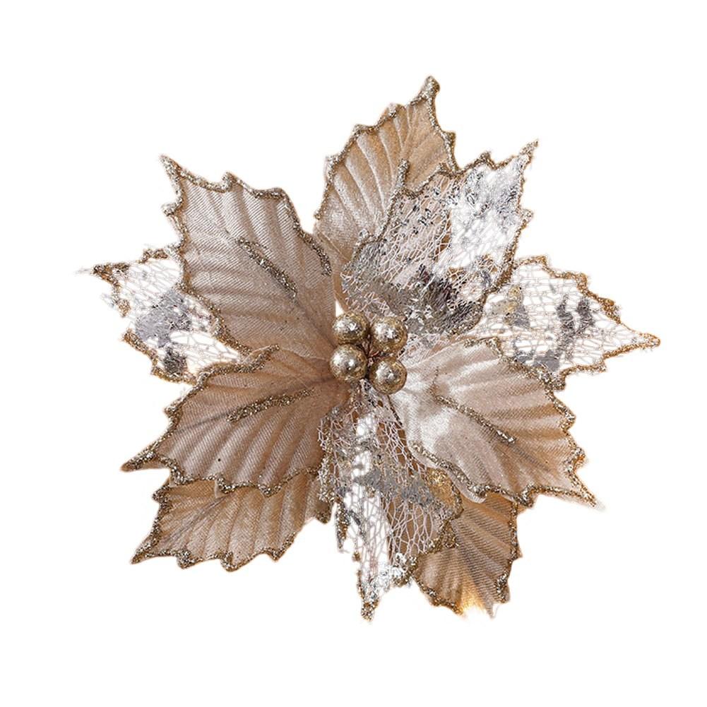 Exquisite Design Maple Leaf Decorations Simulated Christmas Flower