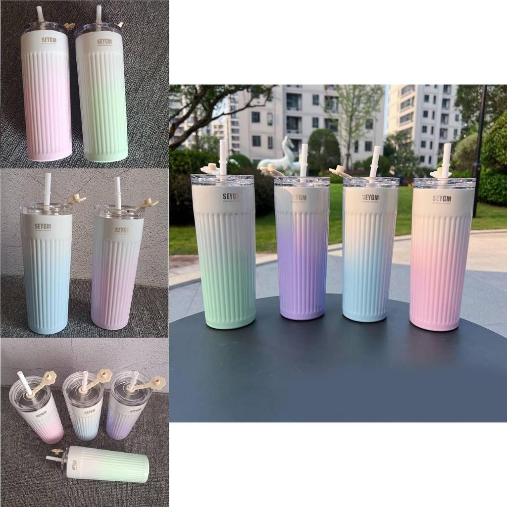 Modern And Minimalist Large Capacity 500ml Coffee Mug For Car Use With Double Wall Insulation