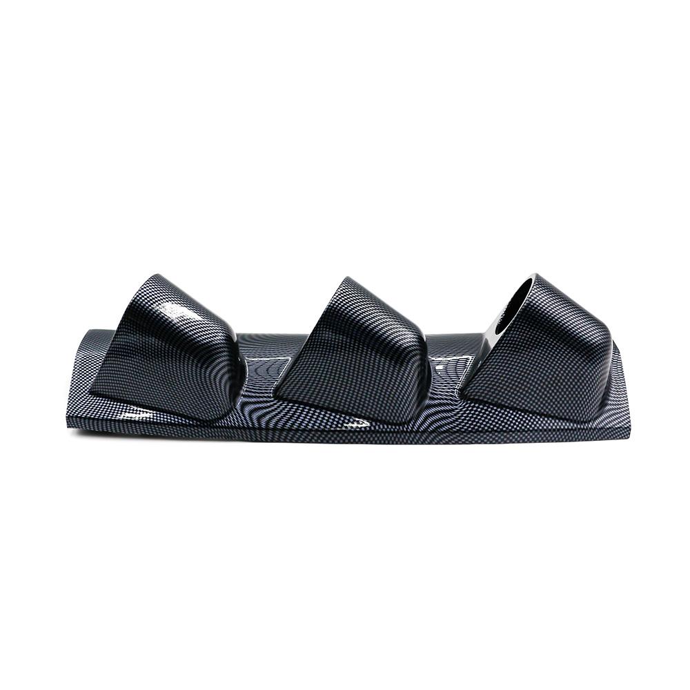 Universal 52mm 3 Hole Right Hand Drive Holder Auto A Pillar Carbon Fiber Triple Gauge Holder Gauge Pod