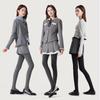 Women's Wool Blend Vertical Stripe Slimming Tights