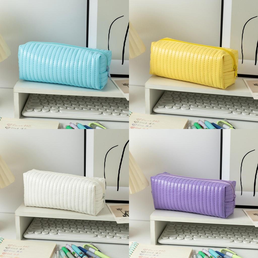 Organizer Notebook Leather Pencil Case With Spacious Storage For School And Work