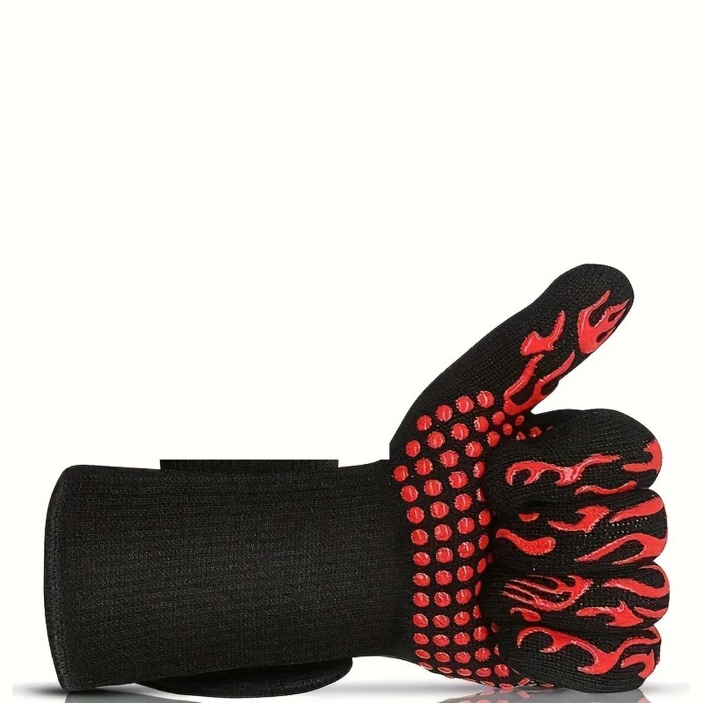 Universal Size Cooking Gloves, Heat-resistant and Non Slip Microwave Oven Baking Gloves