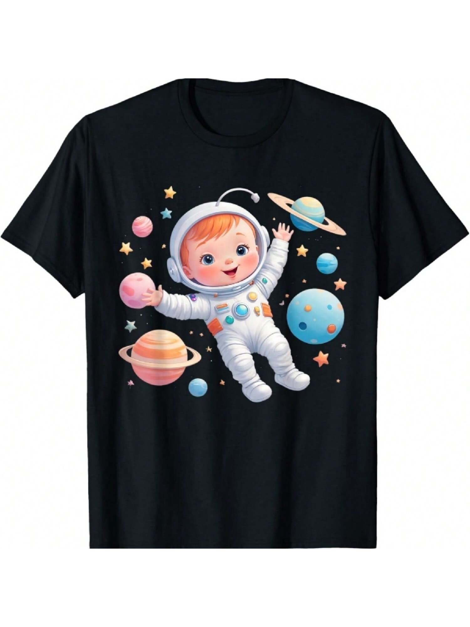 Astronaut Adventure Awesome Cute Whimsical Kids Space T-Shirt S разноцветный