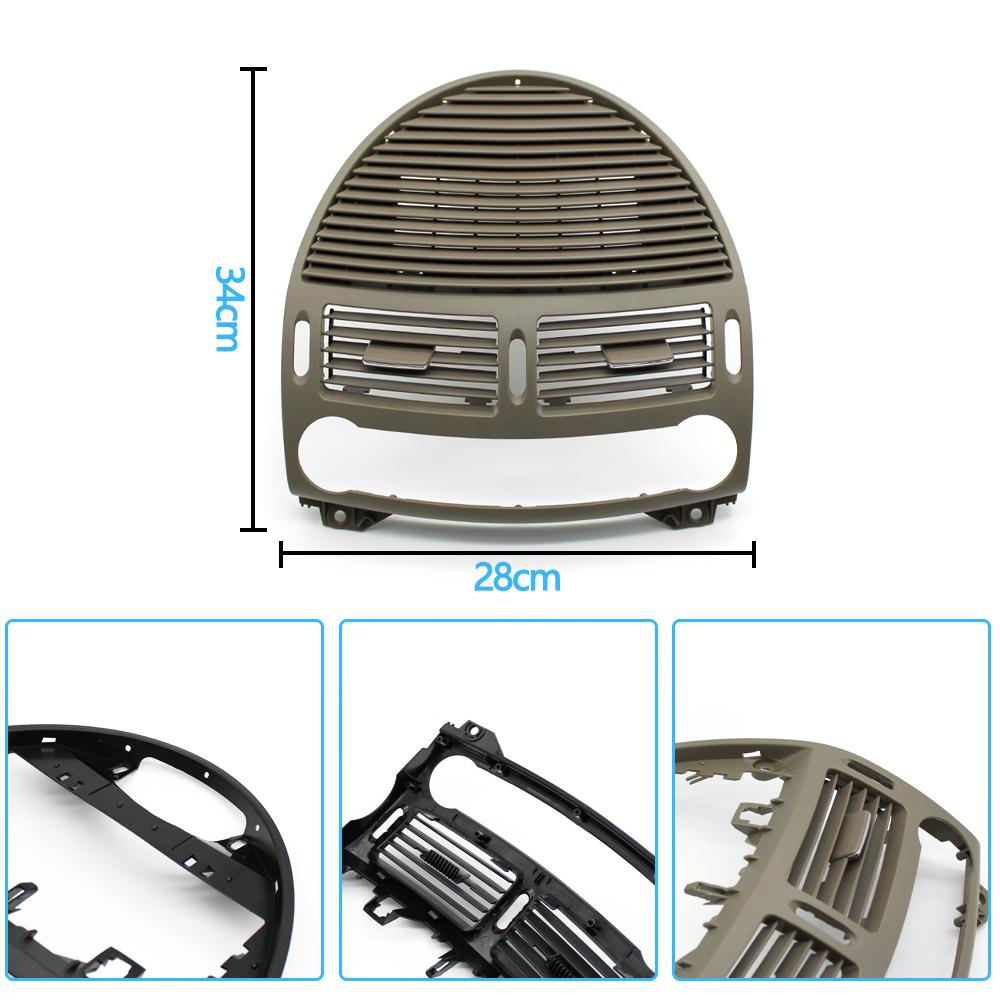 Car Front Dashboard Central AC Vent Air Vent Grille Panel Cover For Mercedes Benz E Class W211 2003-2008 2118300054