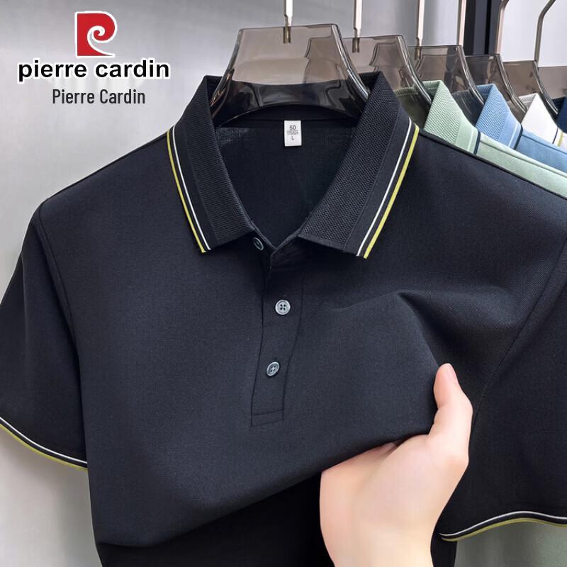 Pierre Cardin Men s Summer Silk Blend Polo Shirt L