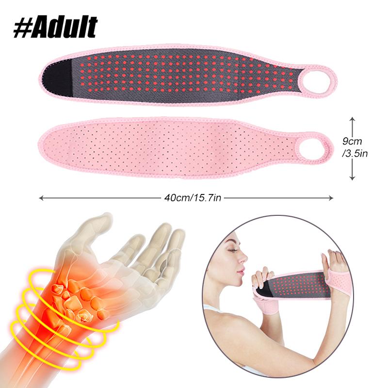 

1 шт. магнитный самонагревающийся браслет для поддержки запястья с подогревом, грелка для рук, компрессионный обезболивающий браслет для взрослых и детей