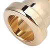Alomejor1 Trombone Tenor Trombone Mouthpiece for Practice and Performance Mouthpiece, Wear-Resistant Beginners, (Gold)