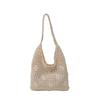 Woven Bag Women's Large-capacity New Summer Hollow Shoulder Shopping Bag Lazy Wind Seaside Beach Bag