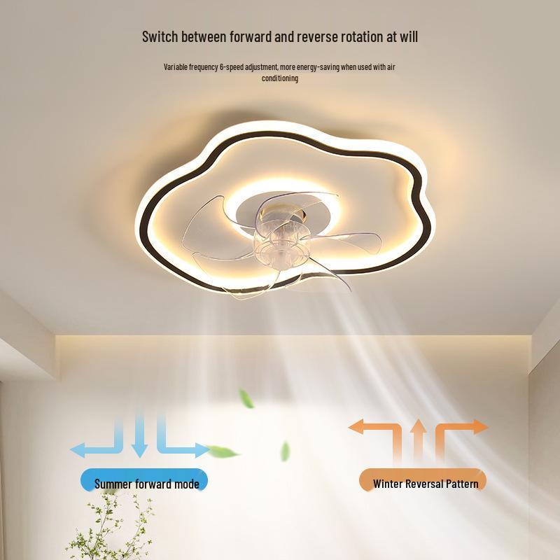 Modern Smart Ceiling Fan Light for Bedrooms, Restaurants & Children's Rooms - Cloud Design L263