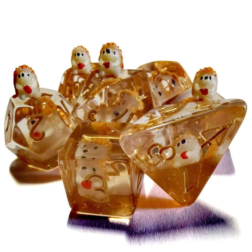 

For TRPG DND Multifaceted Leisure Entertainment Toys Game Accessory Board Game Animal Dice Set