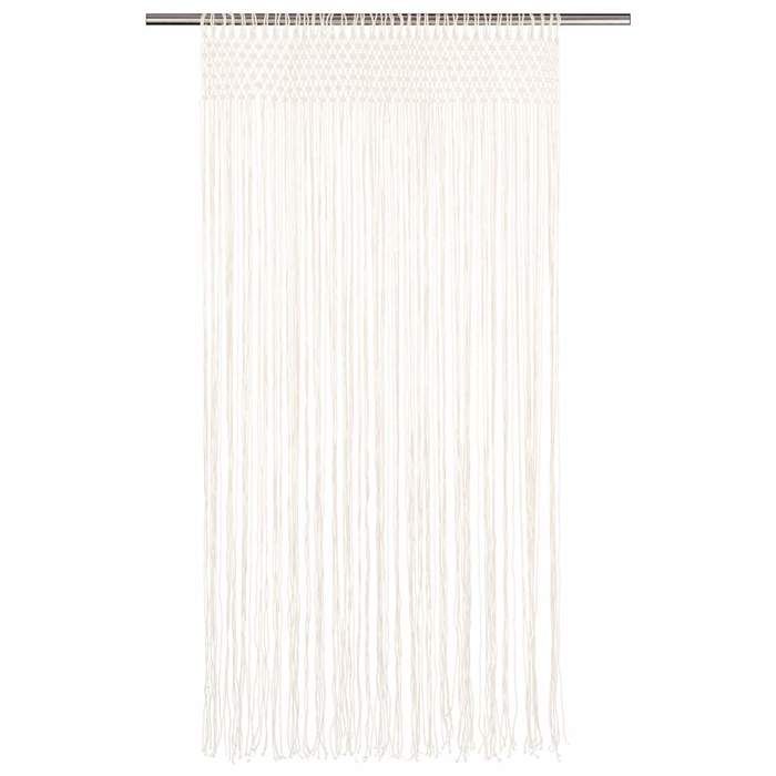 VidaXL Macramé Curtain 140x240 Cm Cotton