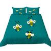 Ensemble de housse de couette confortable à motifs de dessin animé avec housse de couette et taies d'oreiller Tailles King Queen Twin Pour Garçons Filles et Enfants