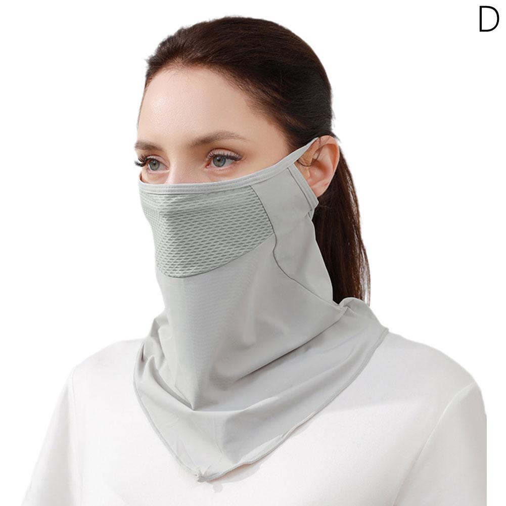 Unisex UV-Schutz Outdoor Halstuch Sport Sonnenschutz Lätzchen Eisseidenmaske Gesichtsbedeckung Halstuch Sonnenschutz Gesichtsschal