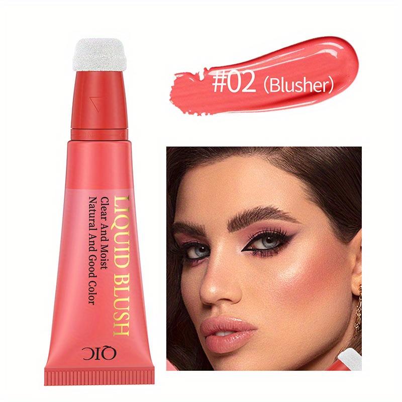 

Жидкие румяна-крем для губ и щек, губка двойного назначения, увлажняющая и легко отталкиваемая, не выцветая, румяна для макияжа 2