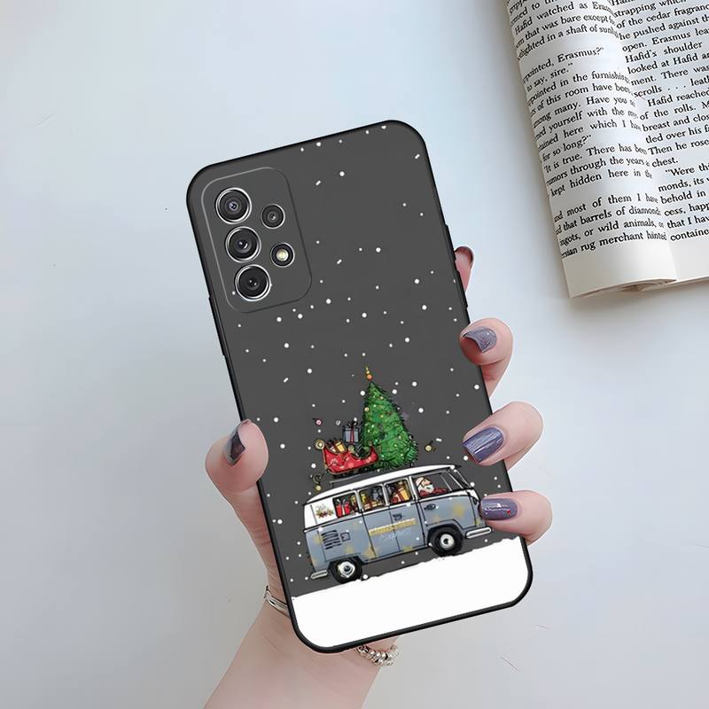 Christmas Gift Santa Claus Phone Case Funda For Samsung S20 Lite S22 S30 Ultra S21 Fe S9 S10 E Plus Shockproof Back Cover