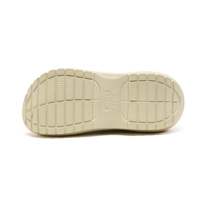 Klassiske utendørs hullsko for kvinner, høydeøkende, sklisikre, pustende strandsko