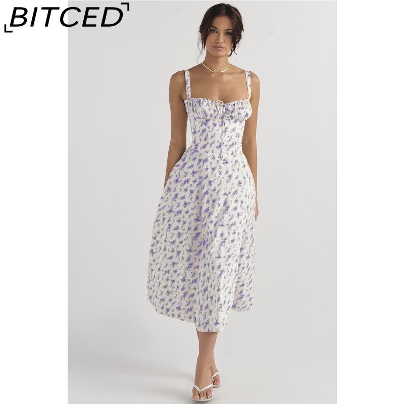 BITCED Summer-inspired Chic and Sophisticated Strapless Dress for Women